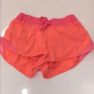 Lulu Lemon pink shorts